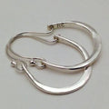 Lunar Halo Hoop Earrings | White Gold-Westeryn