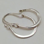 Lunar Halo Hoop Earrings | White Gold-Westeryn
