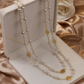 Elegant Gold Pearl Necklace-Westeryn