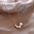 Exquisite Pearl Necklace | Gold-Westeryn