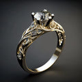 Exquisite Exotic Zirconia Ring | Gold-Westeryn