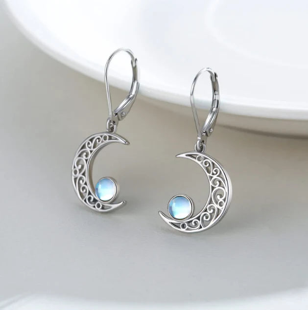 Rheta Moonstone Earrings-Westeryn