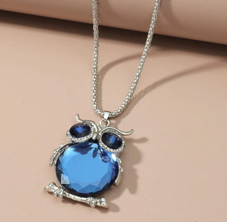 Moonstone Owl Necklace-Westeryn