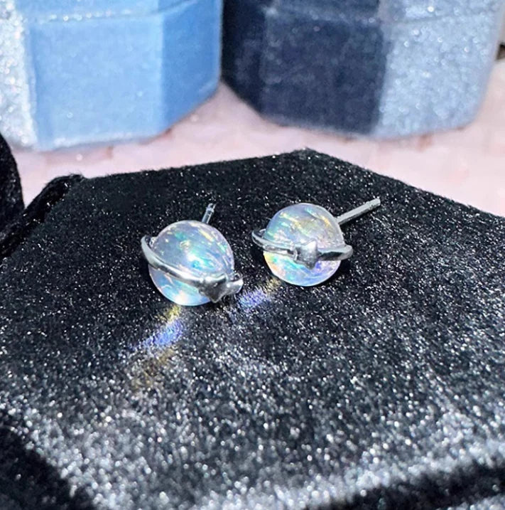 Kunigunde Moonstone Earrings-Westeryn