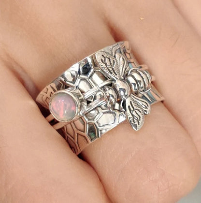 Gretchen Moon Stone-Ring