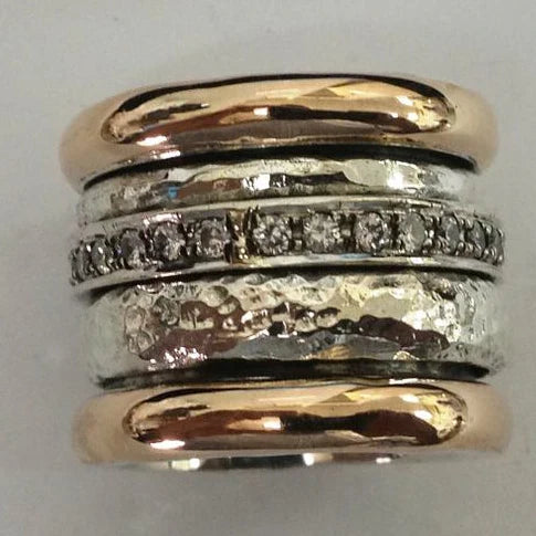 Timeless Layered Thick Gold Ring | Gold-Westeryn