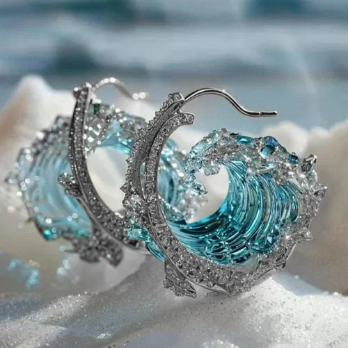 Azure Pledge Earrings | White Gold-Westeryn