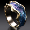 Classic Golden Wave Ring-Westeryn