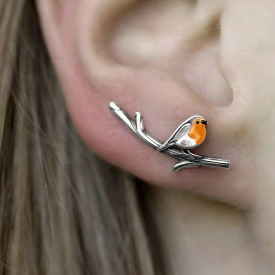 Whimsical Feather Earrings