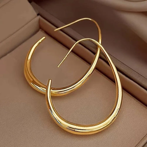 Antique Gold Hoop Earrings | Gold-Westeryn