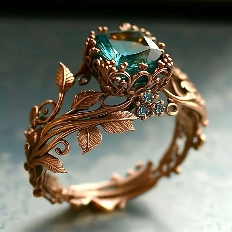 Nature Green Crystal Ring-Westeryn