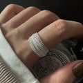 Moonveil Layers Ring | White Gold-Westeryn
