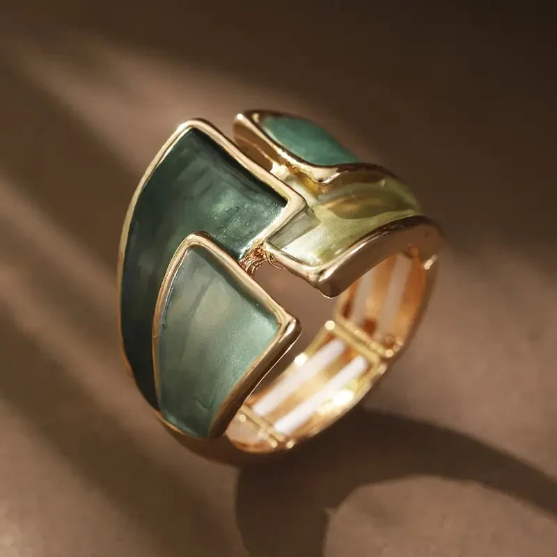 Golden Leafshine Ring | Gold-Westeryn