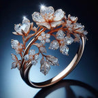 Bright Radiant Bloom Ring | Rose Gold-Westeryn