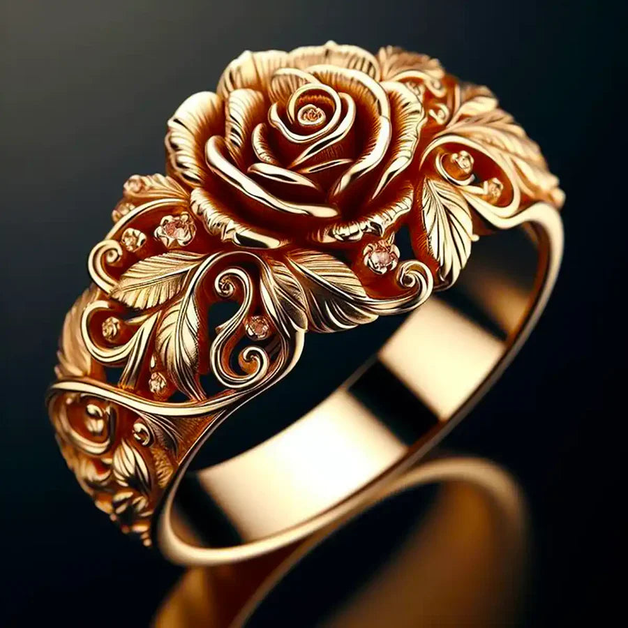 Golden Blossom Ring | Gold-Westeryn