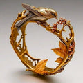 Sunlit Hummingbird Ring | Gold-Westeryn