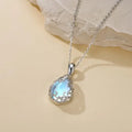 Moonlit Glacier Pendant Necklace | White Gold-Westeryn