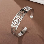 Exquisite Open Silver Hollow Bracelet | White Gold-Westeryn