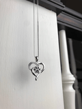 ELIN – Elegant Infinity Necklace with Heart & Paw in Stainless Steel-Westeryn