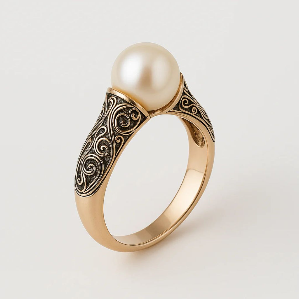 Vintage Pearl Golden Ring-Westeryn