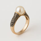 Vintage Pearl Golden Ring-Westeryn