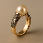 Vintage Pearl Golden Ring-Westeryn