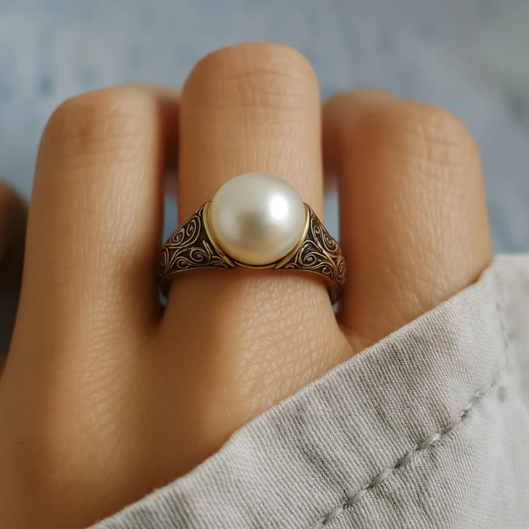 Vintage Pearl Golden Ring-Westeryn