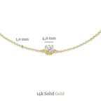 Cléa Moissanite Stone Set | Gold-Westeryn