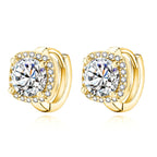 Nadine square earrings | Gold-Westeryn