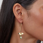 Jade Pearl & Petal Drop Earrings-Westeryn