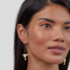 Jade Pearl & Petal Drop Earrings-Westeryn