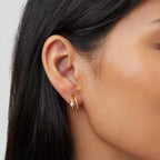Artie Crystal Gold Earrings-Westeryn