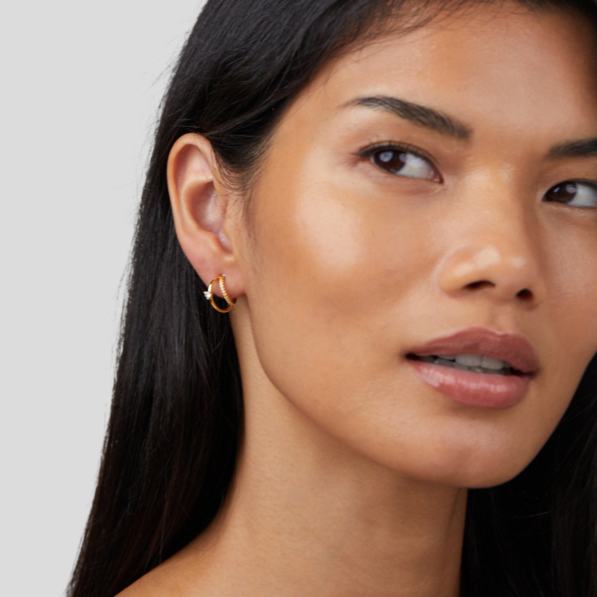 Artie Crystal Gold Earrings-Westeryn