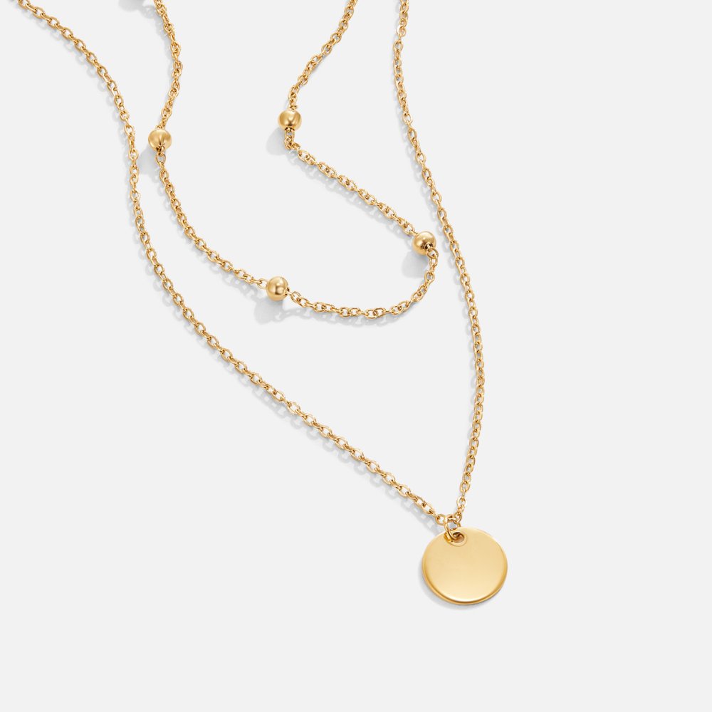Lager Disk Necklace