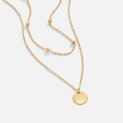 Lager Disk Necklace