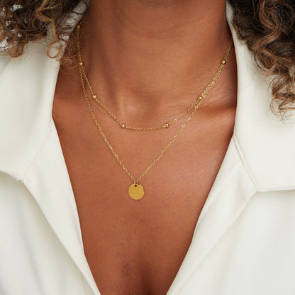 Lager Disk Necklace