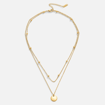 Lager Disk Necklace