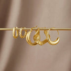 Luna Gold Twist Earrings-Westeryn