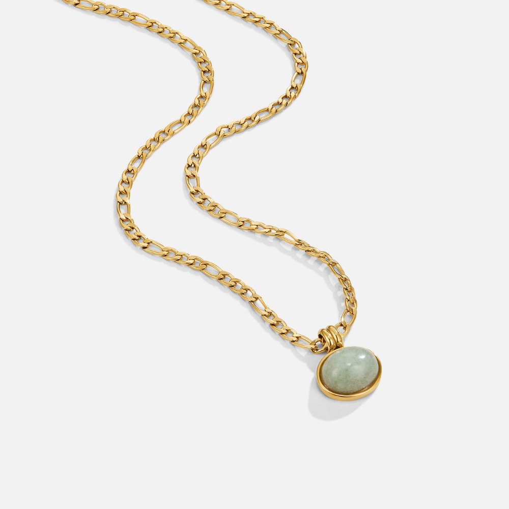 Liza Jade Hanging Necklace-Westeryn