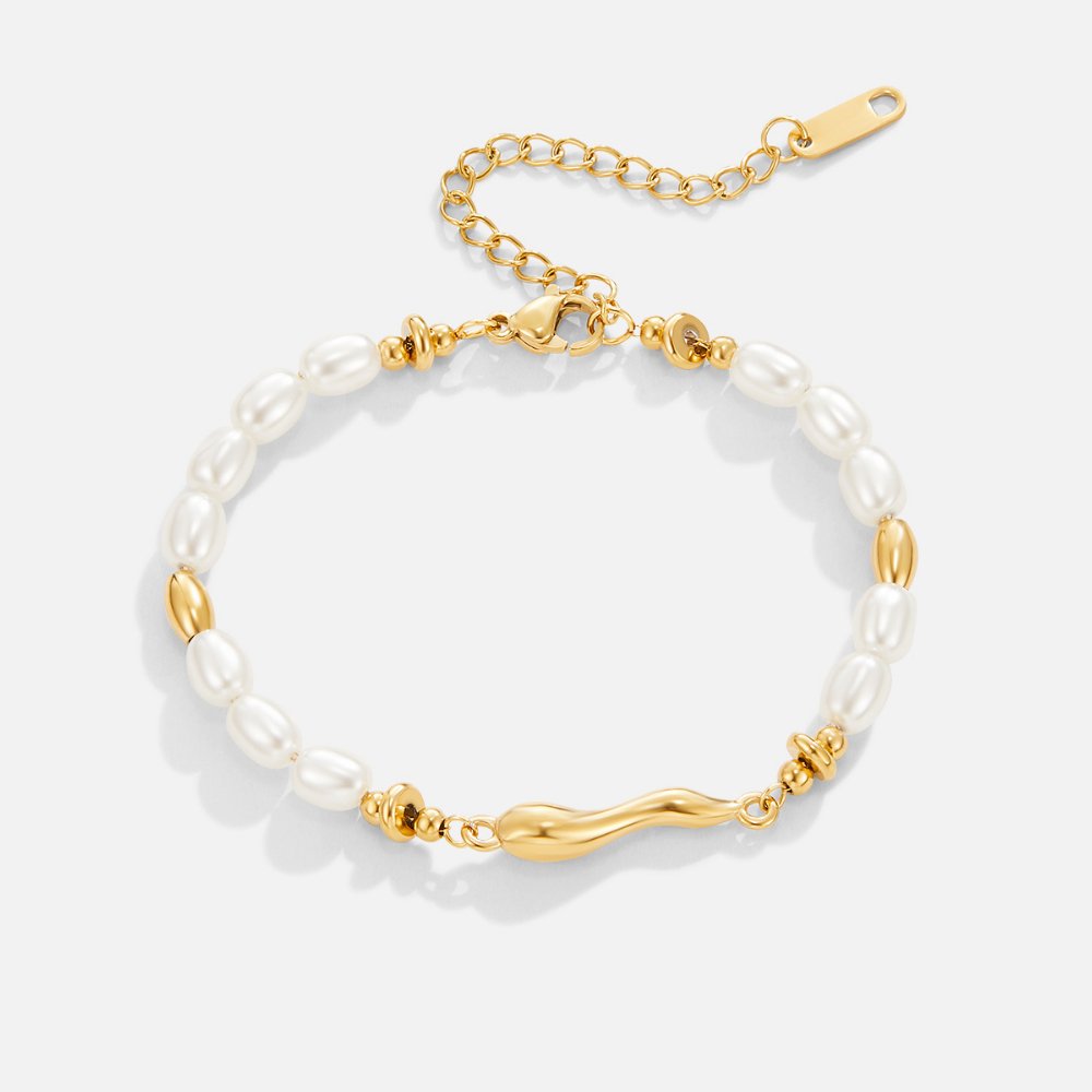 Love freshwater pearl bracelet-Westeryn