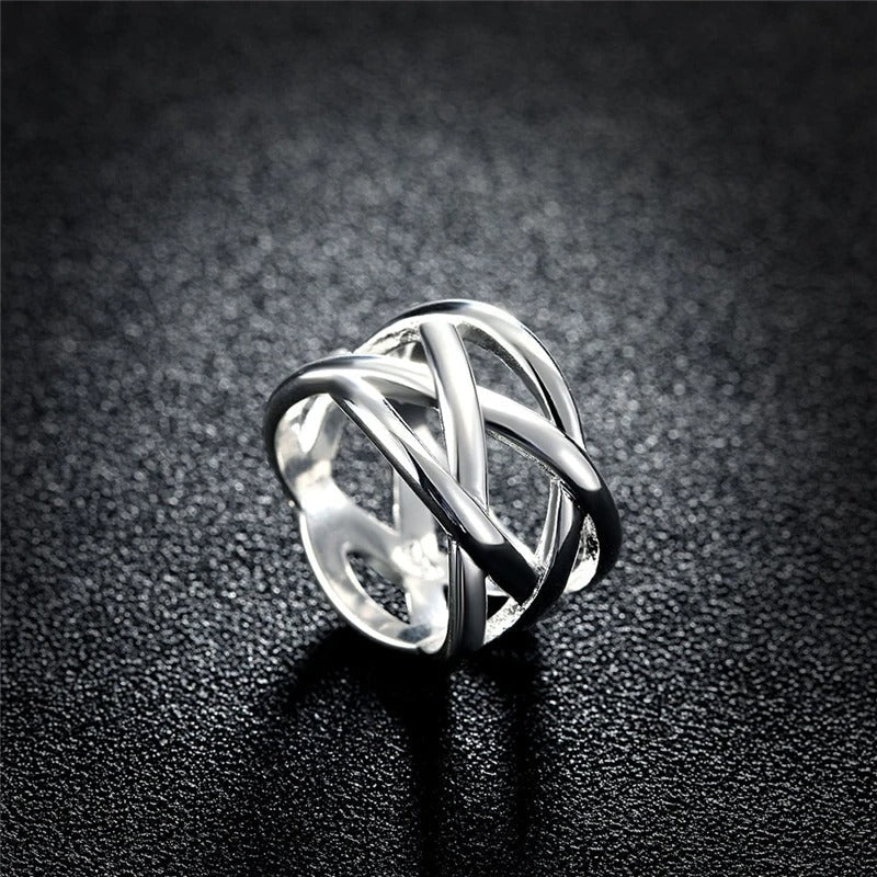 Braided Silver Ring-Westeryn