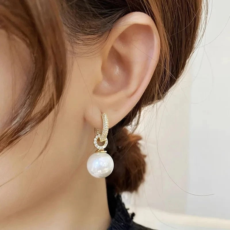 Elegant Pearl Earrings-Westeryn