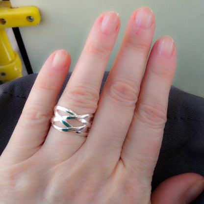 Braided Silver Ring