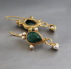 Gaby Vintage Pearl Earrings-Westeryn