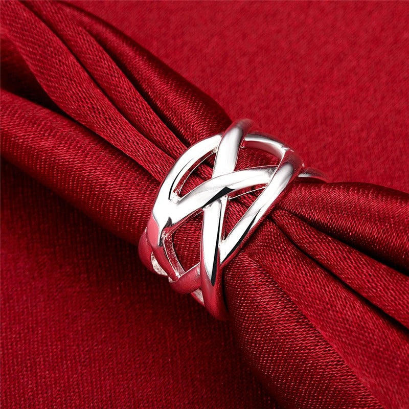 Braided Silver Ring