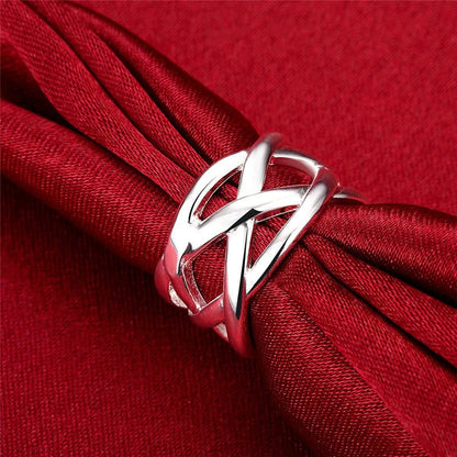 Braided Silver Ring