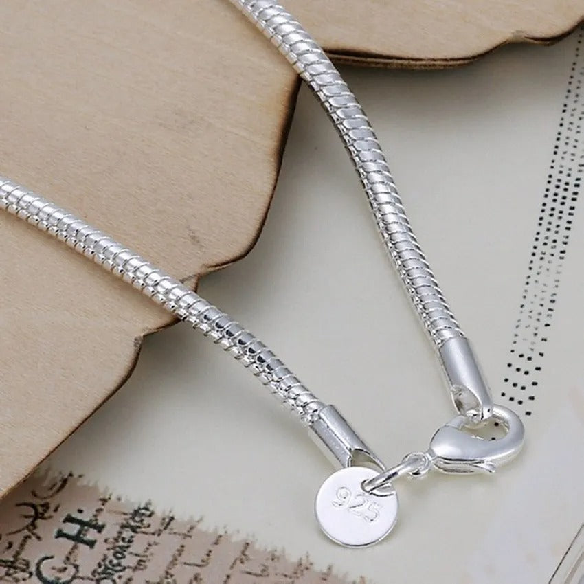 Simple Silver Bracelet with Single Candle Holder