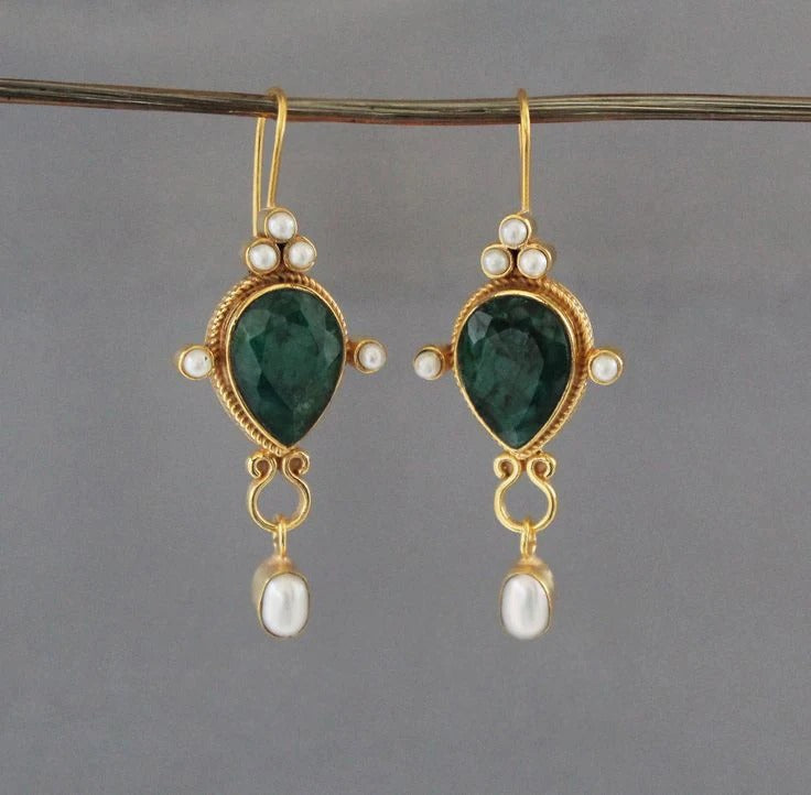 Gaby Vintage Pearl Earrings-Westeryn
