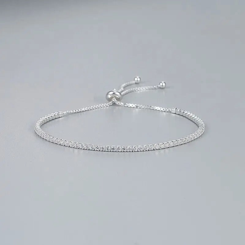 Magnificent Silver and Zirconium Bracelet-Westeryn