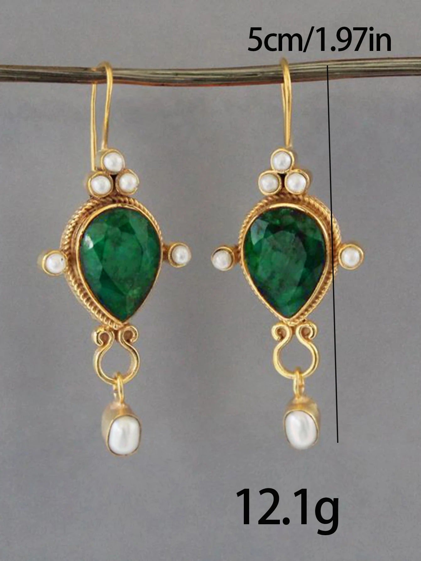 Gaby Vintage Pearl Earrings-Westeryn